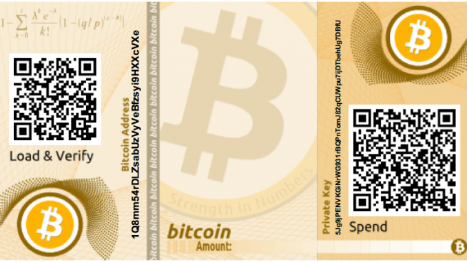 portafoglio bitcoin aperta utilizzando la chiave privata