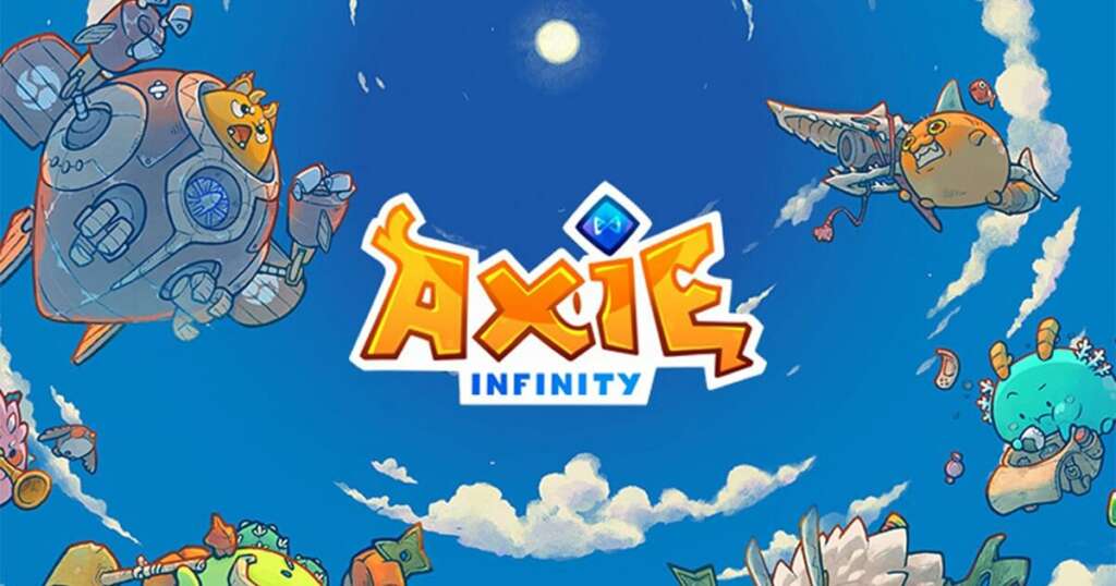logo e grafica del gioco Axie Infinity