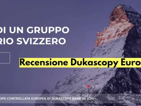 Dukascopy Europe – Broker ECN per tradare le cripto!