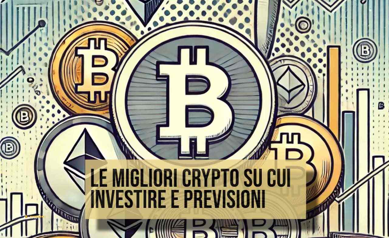 Alcune monete con i loghi di varie crypto