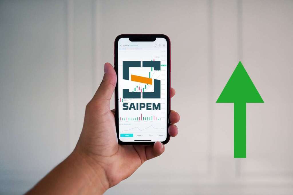 mobile trading e logo Saipem