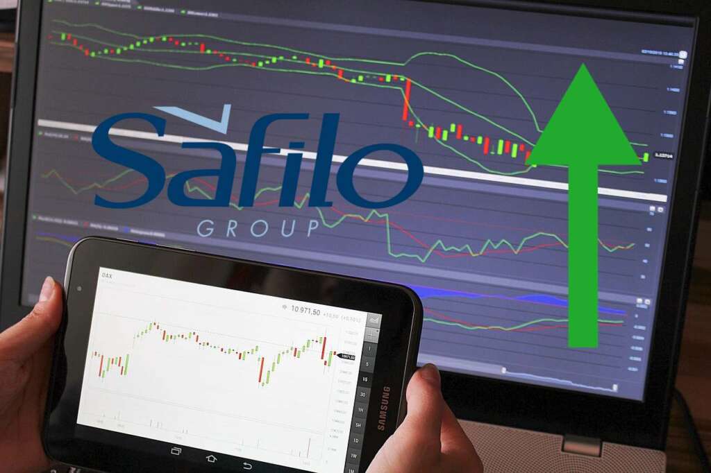 chart trading e logo di Safilo