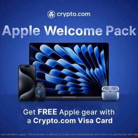 Con Crypto.com ottieni gratis dispositivi Apple grazie alla nuova promo Visa Card