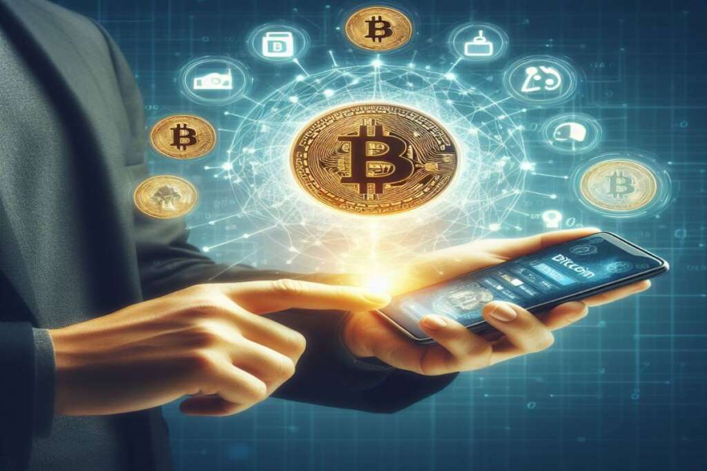 crypto-trade che acquista Bitcoin dal suo cellulare