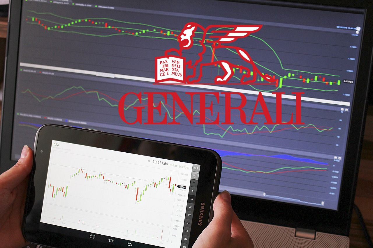 strumenti di trading con il logo di Generali Assicurazioni