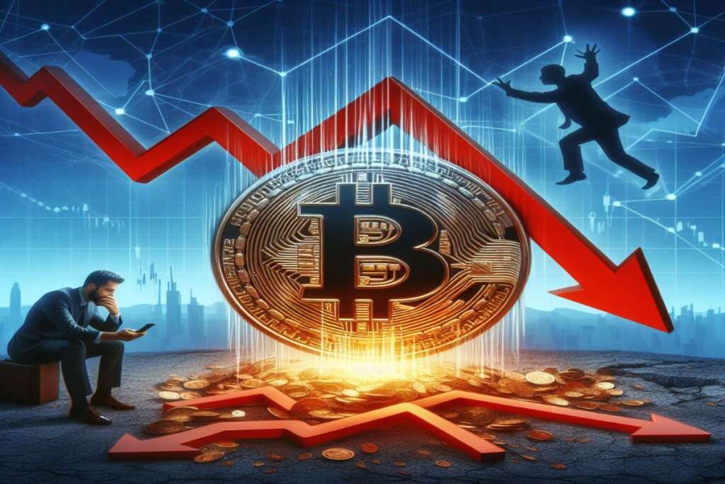 ribasso del prezzo del Bitcoin