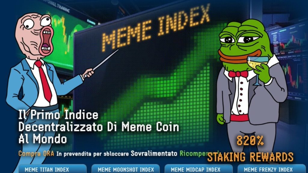 Meme Index, meme coin, MEMEX, prevendita crypto