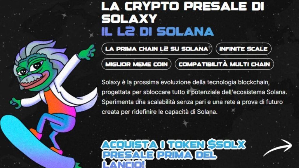 Solana, Solaxy, layer 2, crypto, prevendita crypto