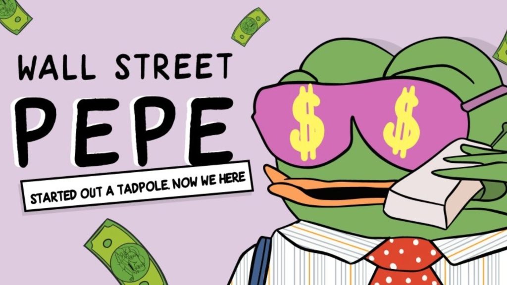 Pepe, meme coin, prevendita crypto, Wall Street Pepe, WEPE