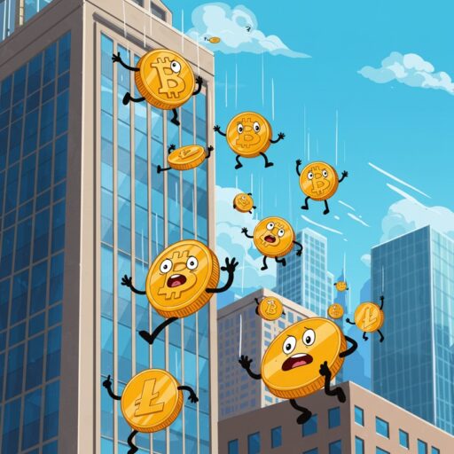 crypto che cadono