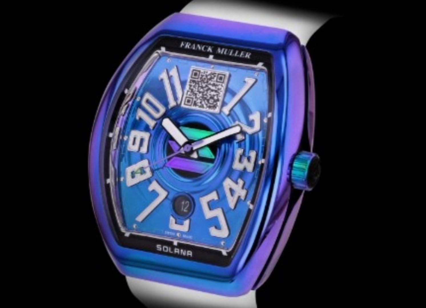 solana, sol, blockchain, cripto, crypto, criptovalute, franck muller, orologio solana