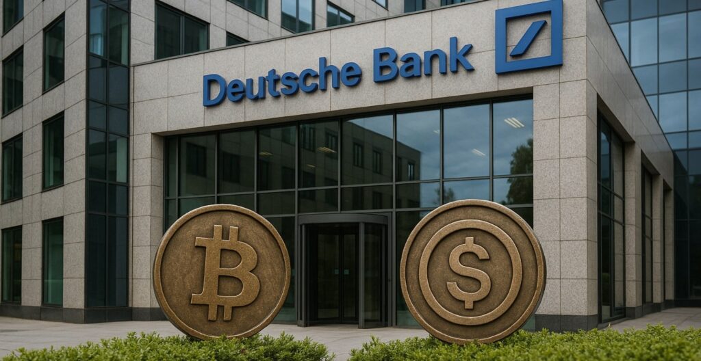 Deutsche Bank, cripto, crypto, criptovalute, stablecoin, defi