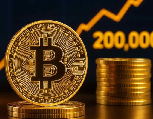 Una moneta di Bitcoin
