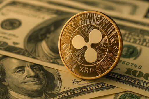 Una moneta con il simbolo di XRP