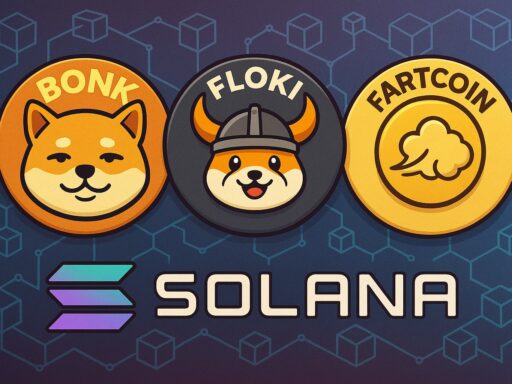 Bonk, Floki, Fartcoin, meme coin, solana, crypto, criptovalute, memecoin,