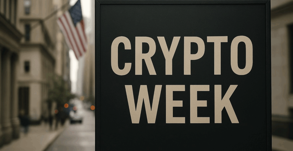 Crypto Week, crypto, bitcoin, btc, criptovalute, cripto