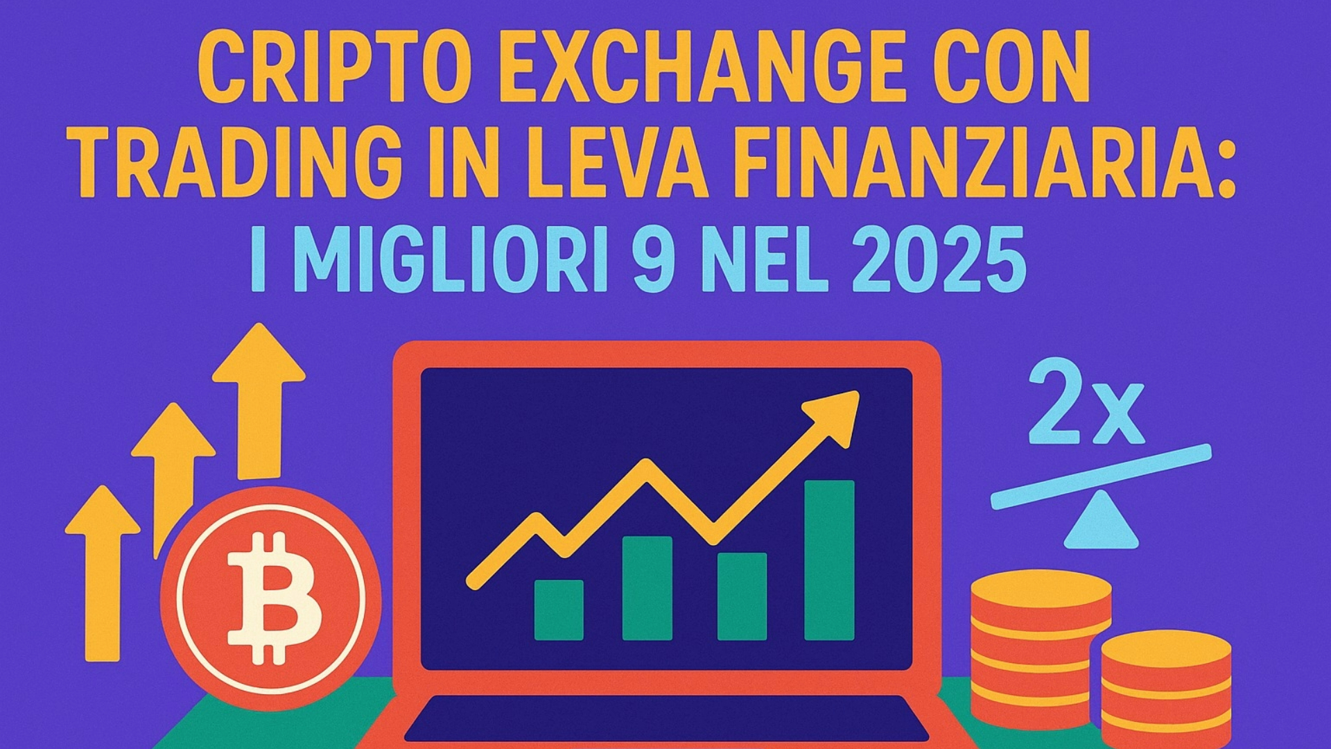 Cripto exchange con trading in leva finanziaria: i migliori 9 nel 2025