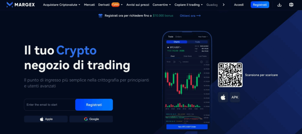 margex exchange cripto, futures trading solana