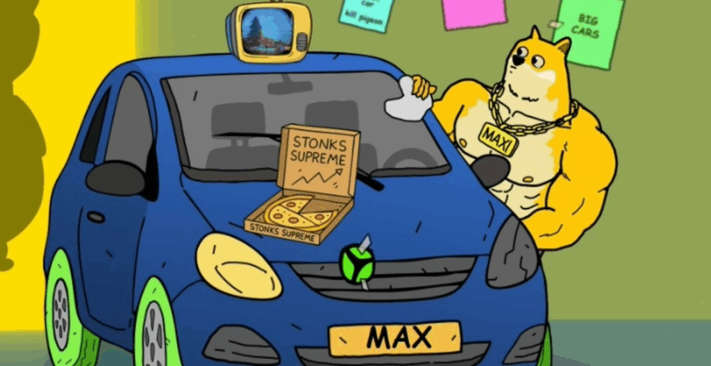 maxi doge, dogecoin, meme coin, crypto, cripto, criptovalute