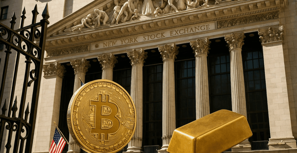 bitcoin, oro, fondo Bitcoin e oro, btc, crypto, cripto, criptovalute, Cantor Fitzgerald bitcoin