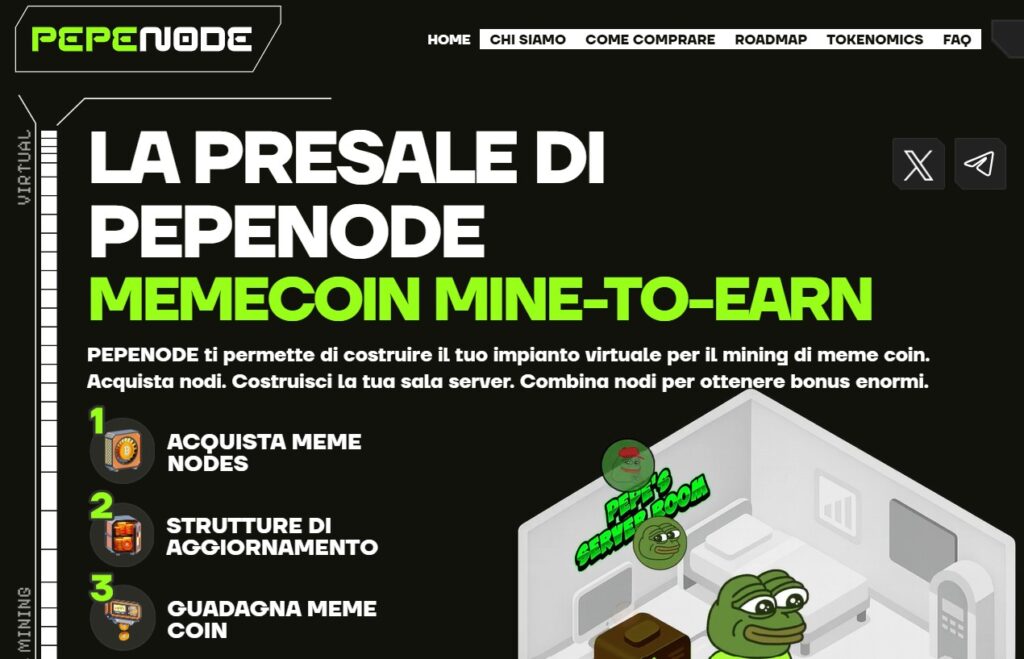PEPENODE, meme coin, cripto, crypto, criptovalute, pepe,
