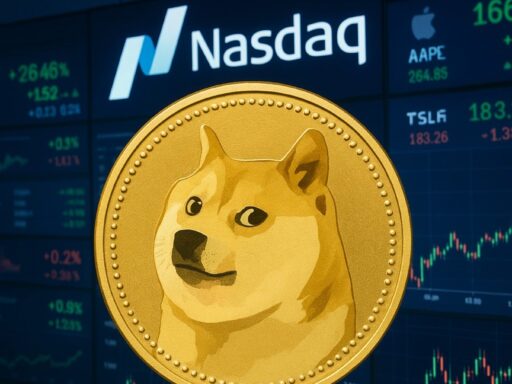 Dogecoin, DOGE, meme coin, crypto, prezzo Dogecoin, prezzo doge, valore dogecoin, previsione dogecoin, previsione prezzo dogecoin, dogecoin nasdaq