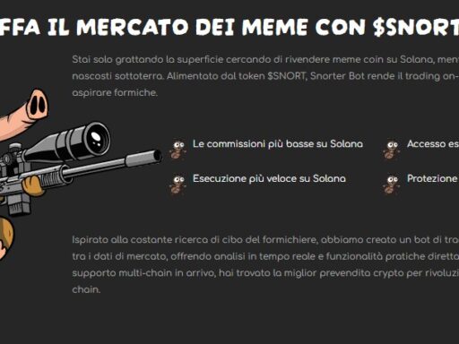 snorter, snort, bot trading, crypto, meme coin, solana, sol, prevendita snorter, presale snorter, snort presale