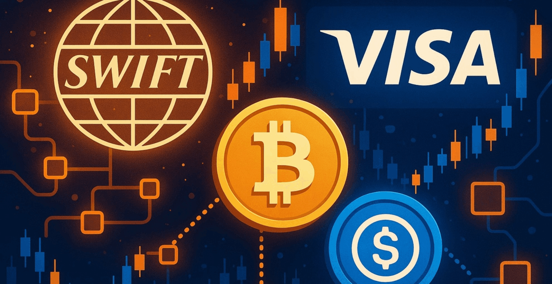 Stablecoin, visa, crypto, cripto, criptovalute, blockchain, swift