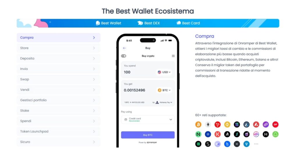 BEST WALLET, defi, web3 wallet, crypto, criptovalute, cripto, best token